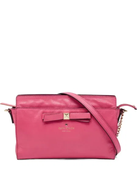 Τσάντα χιαστί Kate Spade με φιόγκο ροζ