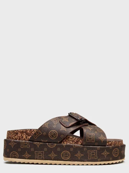 Шльопанці Laura Biagiotti коричневі