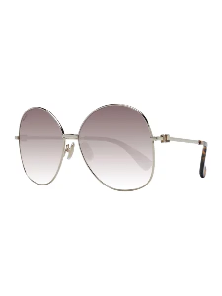 Okulary przeciwsłoneczne Max Mara gradientowe żółte