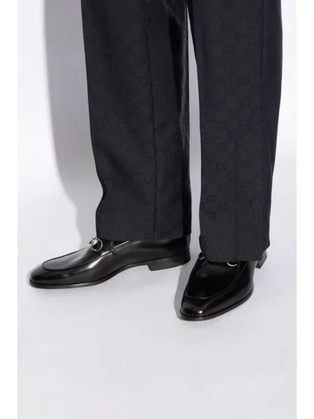 Loafersy Gucci czarne