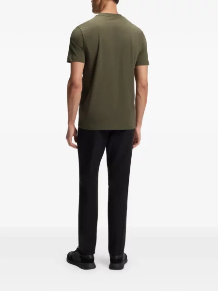 Tricou Boss cu imagine verde