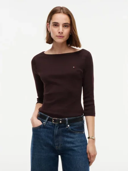 Tommy Hilfiger Koszula Kobiety S brązowy