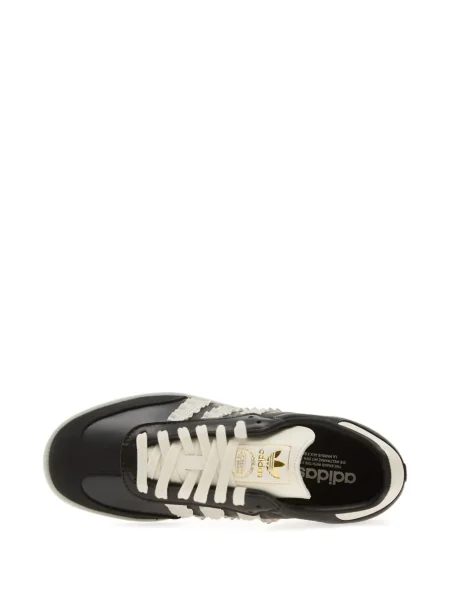 Φλοράλ sneakers Adidas Samba με κορδόνια με δαντέλα μαύρο
