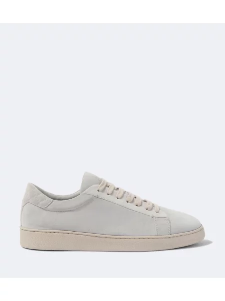 Sneakerși Eleventy din piele de căprioară gri
