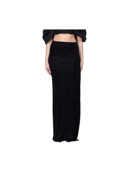 Spódnica maxi Elisabetta Franchi czarna