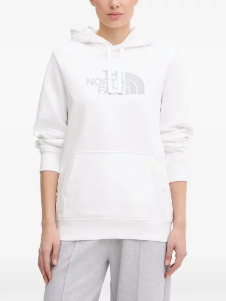 Hanorac cu glugă The North Face alb