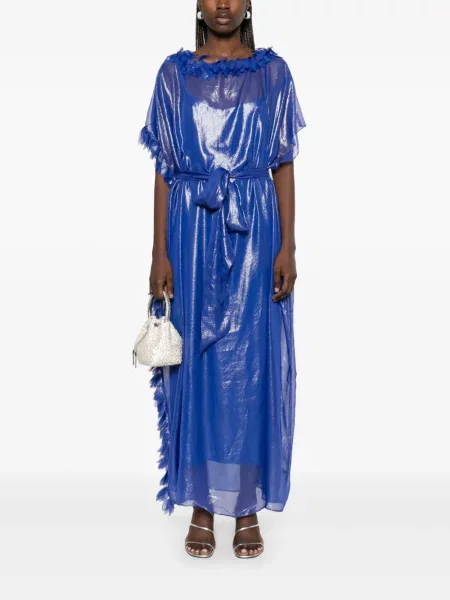 Rochie maxi Baruni de costum albastru