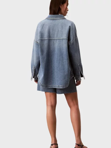 Сорочка Calvin Klein Jeans блакитна