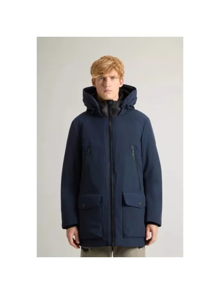 Parka Woolrich niebieska