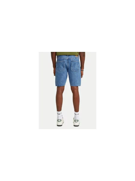 G-Star Raw Džinsiniai šortai Dakota Slim Fit mėlyna