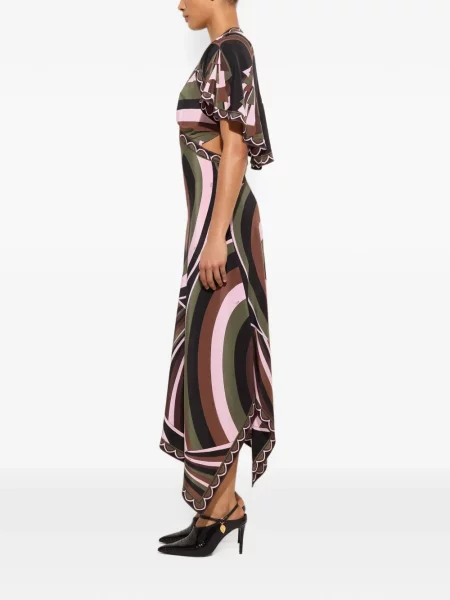 Rochie Pucci cu imagine negru