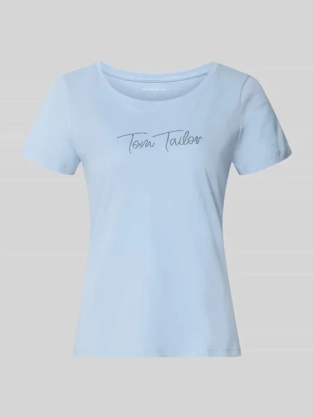 Męski t-shirt o kroju regular fit z czystej bawełny Tom Tailor
