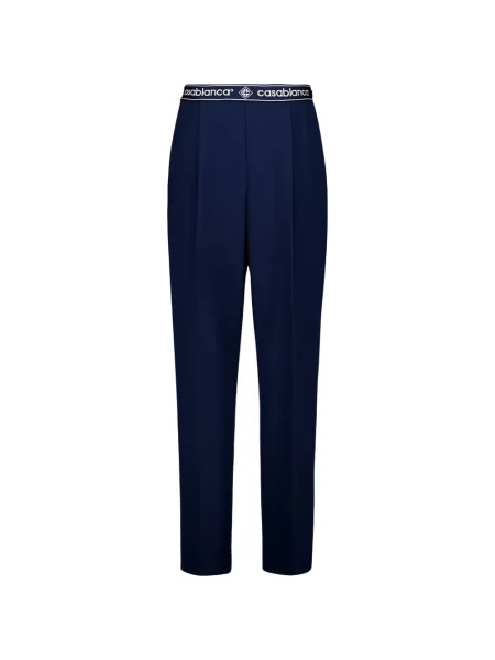 Pantaloni Casablanca cu autograf albastru