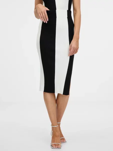 Spódnica Orsay w paski biała