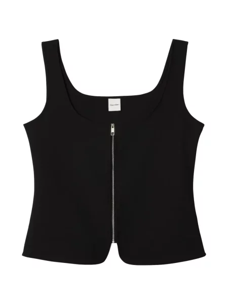 Top Calvin Klein fără mâneci negru