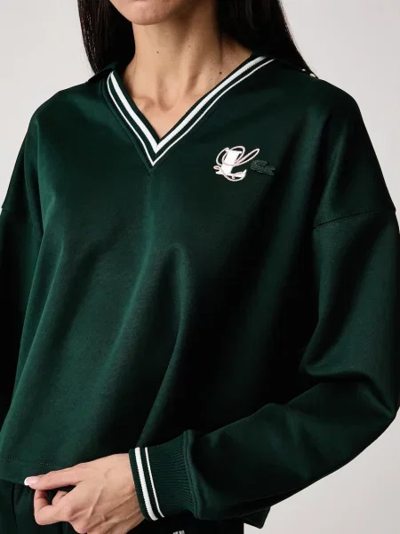 Lacoste melegítőfelső női zöld
