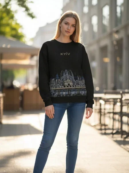 Світшот URBANIST чорний