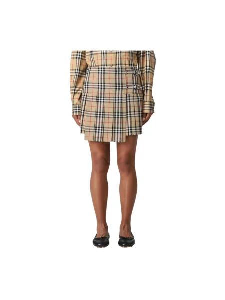 Spódnica Burberry elegancka beżowa