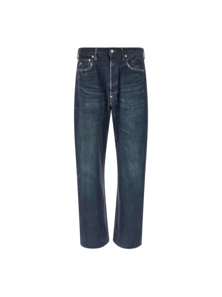 Jeansy straight leg Junya Watanabe niebieskie