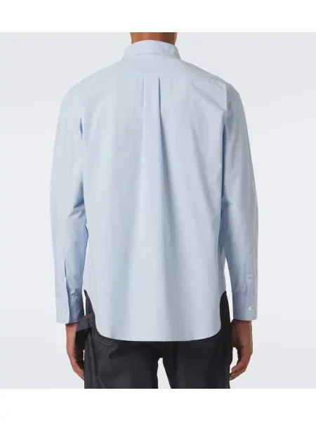 Srajca Jw Anderson s aplikacijami poplin modra