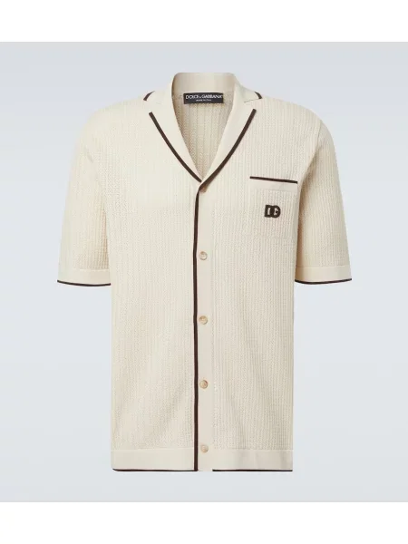 Pletena srajca Dolce&gabbana bež