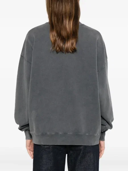 Pulover Anine Bing cu imagine gri