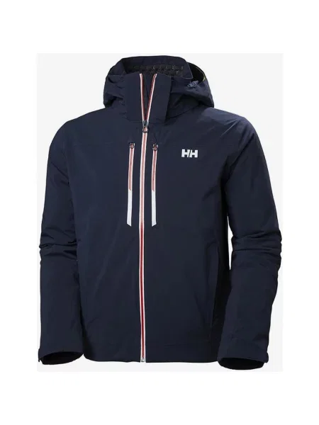 Kurtka Helly Hansen Alpha LifaLoft RECCO granatowo-czerwona XL czerwona