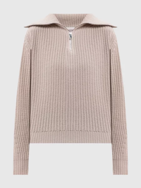 Светр LASER з вовни Max Mara Weekend бежевий