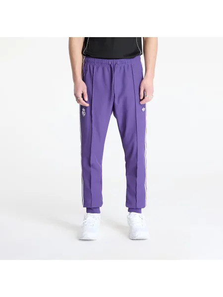 Spodnie dresowe Real Madrid Terrace Icons fioletowe