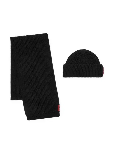 Czapka Dsquared2 wełniana czarna
