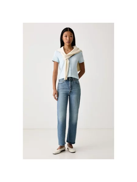Levi's jeansy slim fit HIGH RISE SLIM czarne