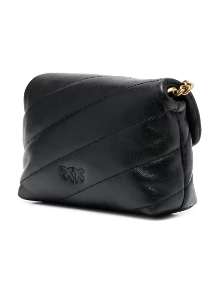 Pinko torebka skórzana czarny