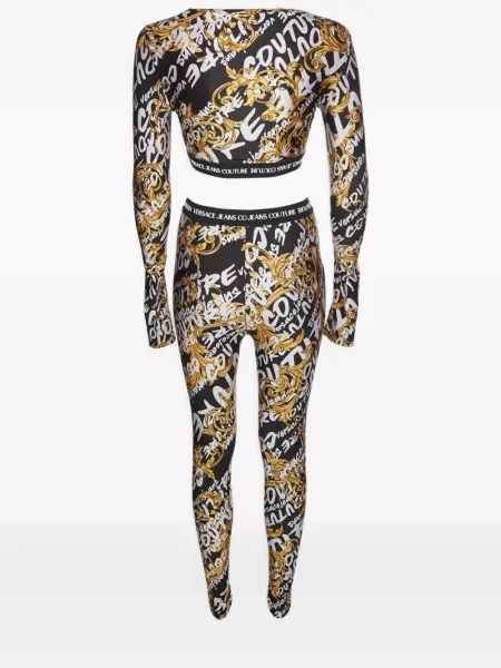 Κολάν Versace Jeans Couture με σχέδιο μαύρο