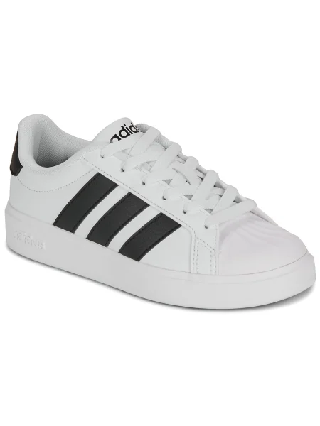 ADIDAS SPORTSWEAR Rövid szárú sportcipők fekete fehér