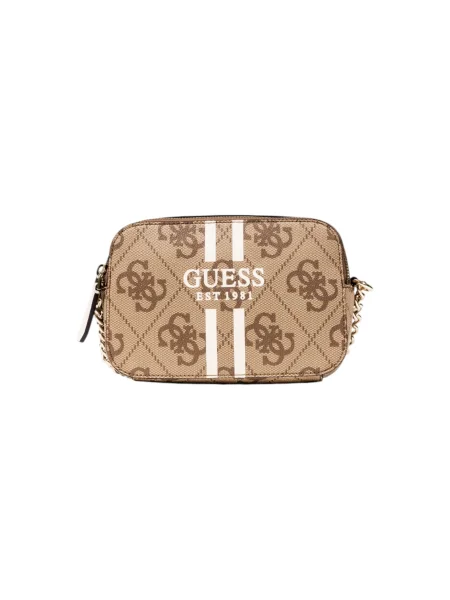 Torbica Guess s potiskom bela