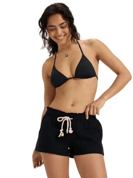 ROXY Pantaloni Oceanside' negru