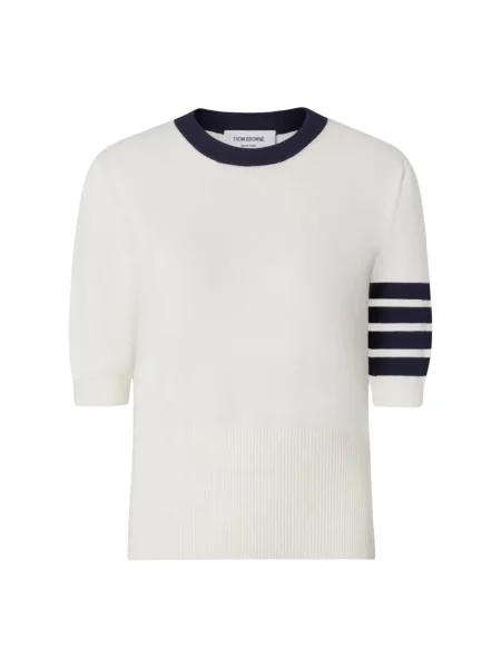 Sweter Thom Browne klasyczny biały