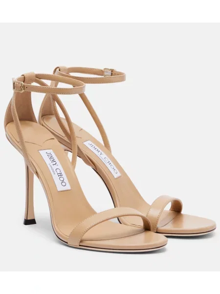 Sandale Jimmy Choo din piele bej