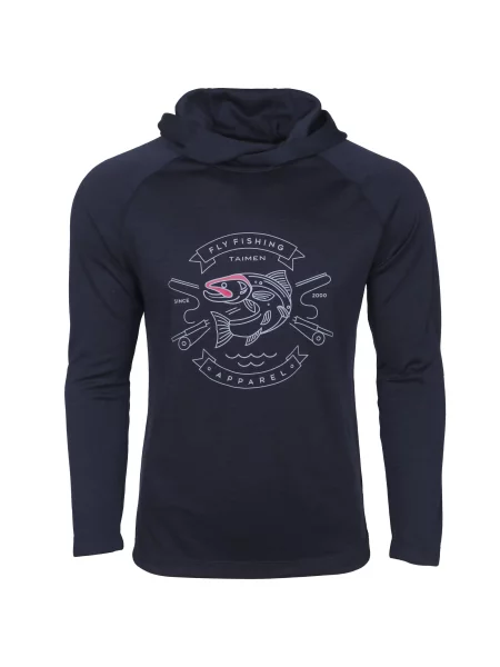 Bluza z kapturem Taimen czarna