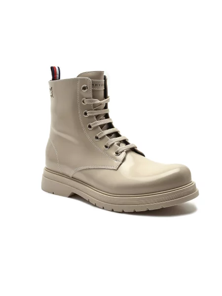 Tommy Hilfiger Botine cu adaos de piele
