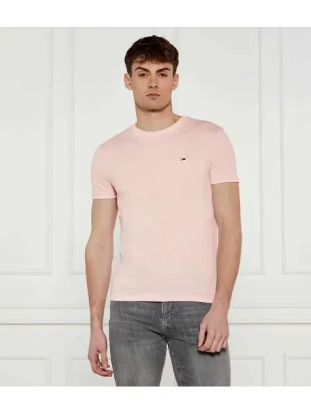 Tommy Jeans Póló | Extra slim fit rózsaszín