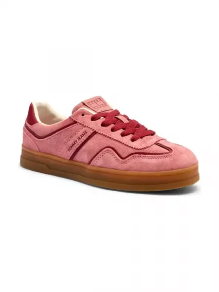 Tommy Jeans Sneakers THE GREENWICH | piele întoarsă roz