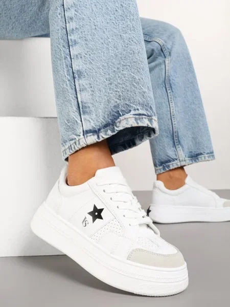 Sneakers Fenarra cu negru alb