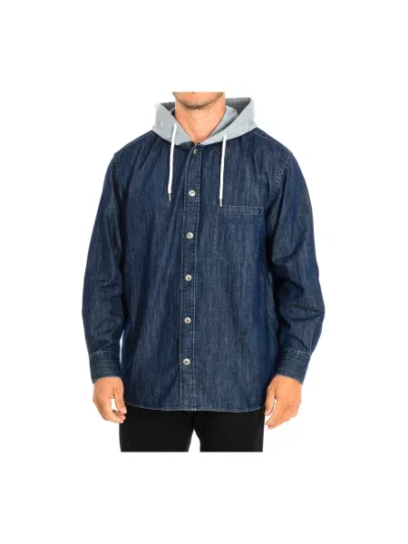 Bluza z kapturem La Martina z kapturem niebieska