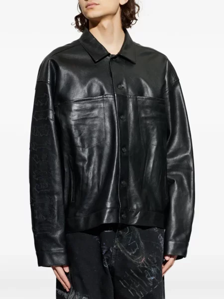 Geanta de piele Balenciaga negru