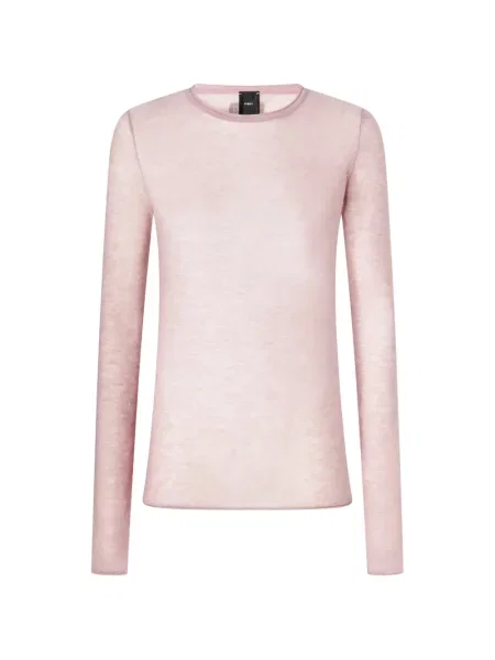 Lung top Pinko cu paiete roz