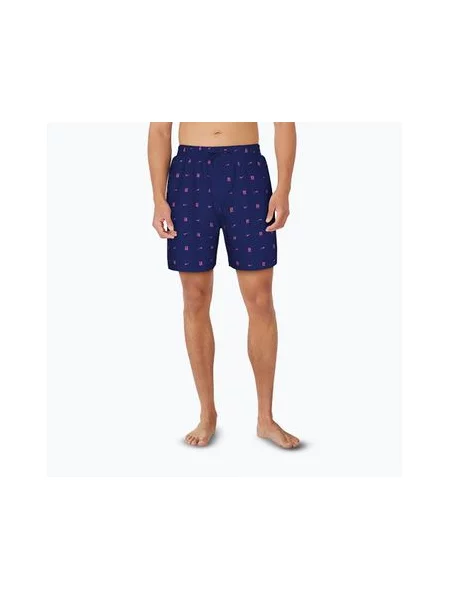 Шорти для плавання Nike Luxe Letter 7" Volley midnight navy темно-сині