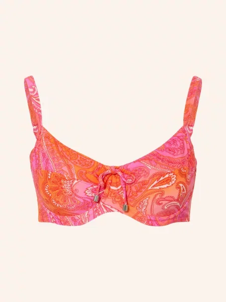 Top Cyell s paisley potiskem růžový
