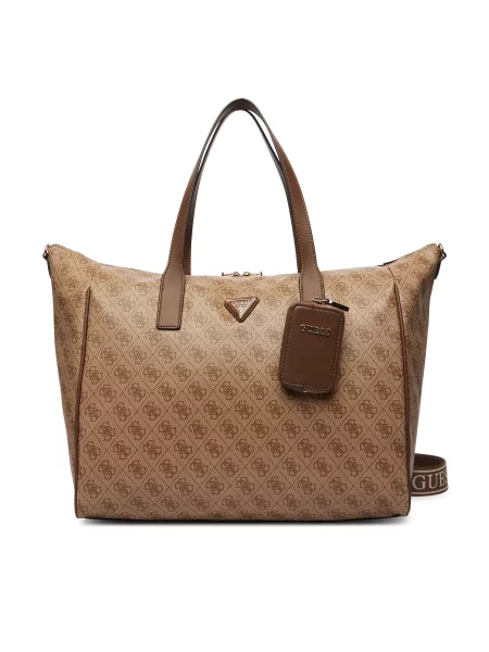 Дорожня сумка Guess Latona Travel коричневий