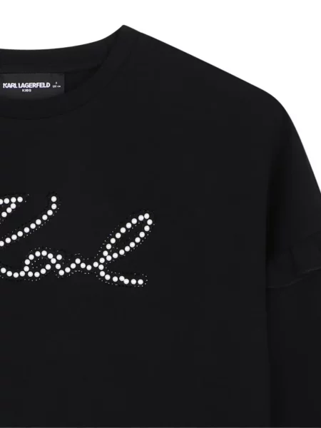 Bluza dziecięca Karl Lagerfeld czarna